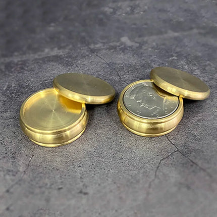 Buddha Okito & Boston Box Set (Half Dollar Size) Magic Trick Coin Appear Vanish Magia Close Up Illusion Gimmick Prop Mentalism
