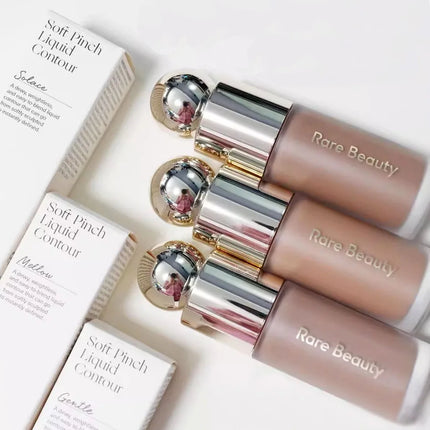 Rare Beauty Facial 3D Liquid Bronze Contour Stick Concealer Contouring Nose Shadow Cream Nourishing Highlight Foundation Makeup