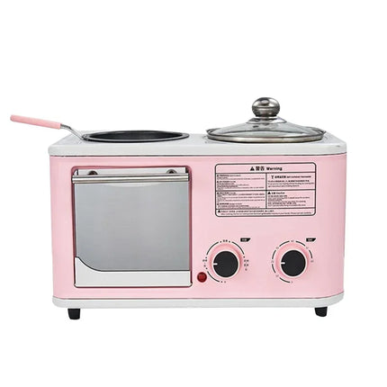 New BLY-ZA02 4 In 1 Breakfast Machine  Egg Tart Yolk Pastry Baking Machine Steak Pancake Machine 220V/600W Bread Oven