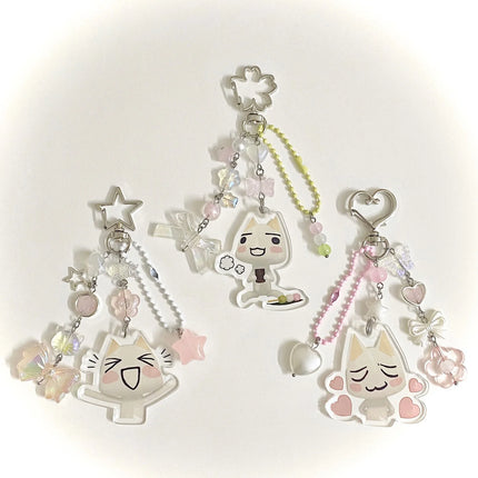 ₊˚⊹ toro inoue keychains ₊˚⊹₊ Y2K