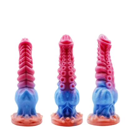 Realistic Silicone Tentacle Dildo With Strong Suction Cup Monster Thick Knot Dildos For Adults Fantasy Sex Toys For Men Women