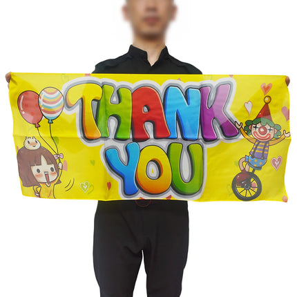 Magic Streamer Silk (Real Silk Version) Magic Tricks Birthday Party Thank You Ending Use Banner Production Magia Accessories