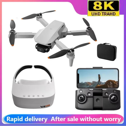 Aeri100 Professional Drone 8k HD Camera WIFI FPV UAV VR Glasses RC Aerial Photography Remote Control Quadcopter Fold Toys gift