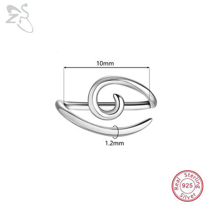 ZS 1PC 16G 925 Silver Inner Hook Outer Hook Eyebrow Ring Spiral Bridge Nose Stud Helix Earring Gold Color Cartilage Piercing