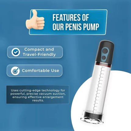 Electric Penis Pump Penis Enlargement Sex Toys for Men Extend Pump Penis Extender Male Masturbator Dick Vacuum Pump Adult Goods