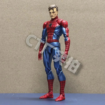 Ct Toys Spider-Man Mafex 075 Figure The Anazing Spiderman Comic Ver Mafex 185 Action Figure Figurine Model Toys Gift
