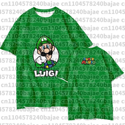 2026 Summer 3D Print Sweet Princess Style Super Mario Peach T-Shirt Men Women Game Graphic Tee Breathable Quick Dry Casual Tops