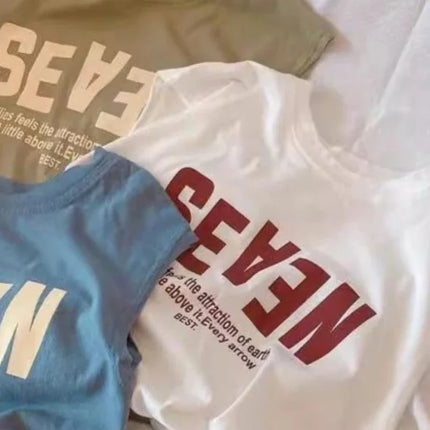 Children's New Fashion Summer T-Shirts Boys Girls Sleeveless Vests Cartoon Tee Tops 100% Cotton Comfortable Kids T-Shirt Clothes