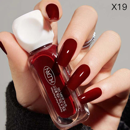 1PC 10ml Glass Bottle Water-Based Peel Off Nail Polish For Nails Colorful Chrome Varnish  Nail Art DIY Manicure No Need Lamp
