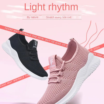 2025 Sports Running Shoes Women's Mesh Breathable Walking Women's Sports Shoes Comfortable and Fashionable Casual Sports Shoes