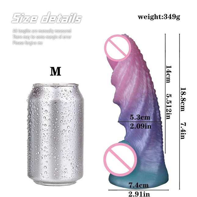 Monster Dildo Penis Alien Anal Plug Adult Sex Toys for Women Strong Suction Cup Soft Silicone Big Dick Butt Plug Clit Massage