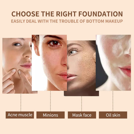 3 Colors Mushroom Head Air Cushion BB Cream Matte Full Coverage Acne Dark Circles Foundation Natural Moisturizing CC Cream