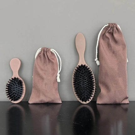 ARLANY Matte Boar Bristle Hair Extension Brush Kit Nylon Teeth Hair Brush Women Cushion Hairbrush Styling Smoothing Detangling