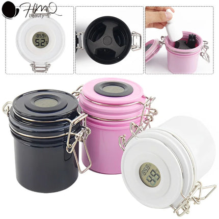 Eyelash Glue Storage Tank With Temperature and Humidity Leak-Proof Stand Storage Jar Professional Eyelash Extension Makeup Tools
