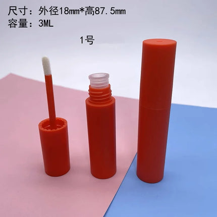 10-100PCS 3ML Empty Round Lip Gloss Tube Lip Oil Packaging Container Liquid Lipstick /Lip Honey /Concealer Tube Makeup tool