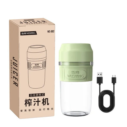 Wireless Rechargeable Juicer Cup Portable Mini Electric Blender USB Charging Fruit Mixer Outdoor Travel Home Small Juice Maker