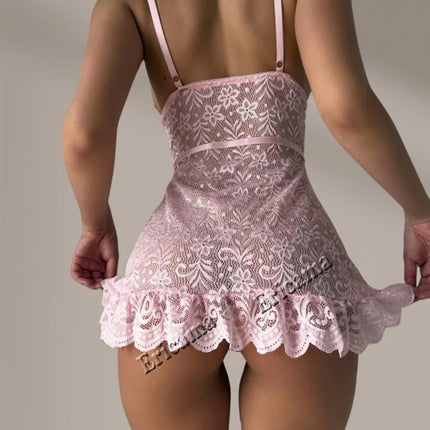 Sexy Bra And Panty Set Erotic Underwear For Women Sexy Transparent Lace Delicate Bra Exotic Sets Sexy Pajamas Erotic Sleepwear