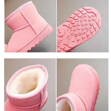 Fashion Children Casual Shoes Girls Boys Cotton Snow Boots Warm Kids Boots Boy Winter Cotton Shoes Sneakers ботинки мартин