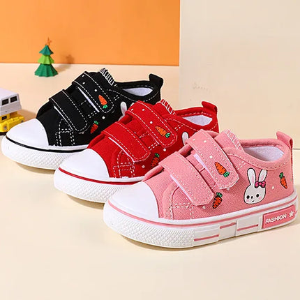 New Fashio Kid Shoe Boy Sneaker Shoe Spring Autumn Children Cartoon Canvas Sports Shoes Boys Girls Baby Board Shoes with Leisure