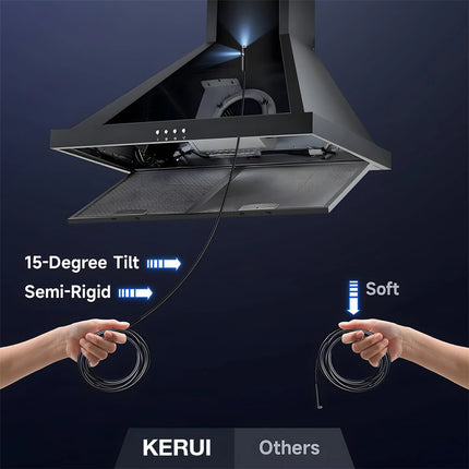 KERUI Single/Dual Lens Endoscope Camera For iPhone iPad IOS & Android Type-c Led Light IP67 Borescope Industry Inspection Camera
