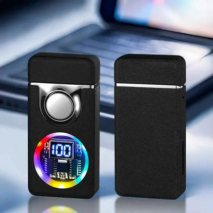 2025 Voice Controlled Ignition Gas Lighter 4 Ignition Methods Battery Display Open Fire Switching Jet Fire USB Electric Lighters