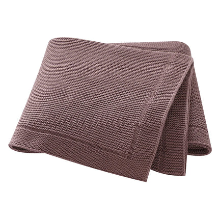 Baby Blankets Knitted Breathable Newborn Boy Girl Cotton Stroller Bedding Sleeping Covers 90*70cm Toddler Throw Receiving Quilts