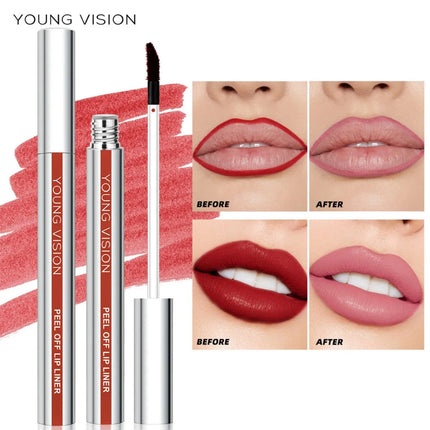 YOUNG VISION Peel-off Lip Tint Matte Long-lasting Lip Liner Pencil