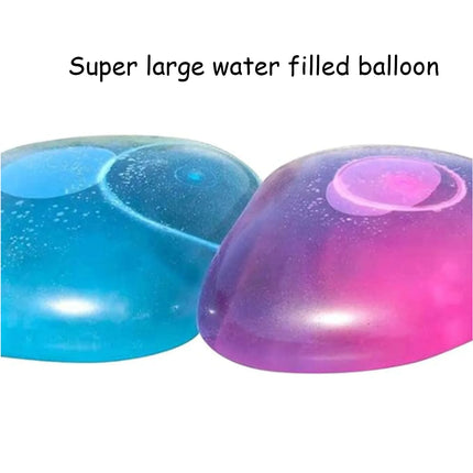 Unbreakable water filled balloon, bubble, round ball, soft rubber large balloon, summer outdoor toy interaction