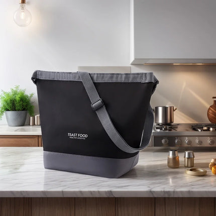 2024 Insulated Lunch Bag with Aluminum Foil Portable Bento Bag Waterproof Lunch Tote Bags Large Capacity for Outdoor Travel Work