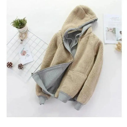 Winter Plush Thickened Suit New Korean Sports Suit Women's Loose Coat+Trousers Casual Thermal Two-piece Set 4XL 100KG