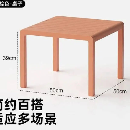 Nordic Patio Bistro Set Foldable Plastic Chair Table Balcony TikTok Viral Outdoor Furniture for Balcony Patio Furniture Set