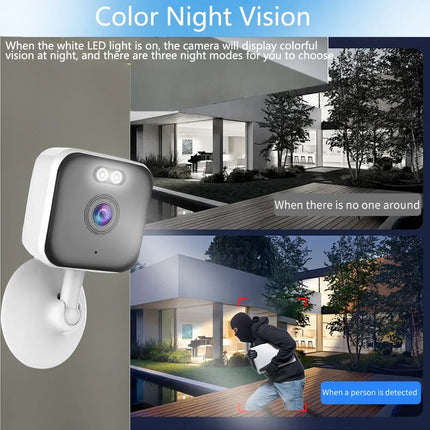 5MP Tuya Smart Mini WiFi IP Camera Indoor Wireless Compact Camera Home Security Two-Way Audio CCTV Surveillance Block Camera