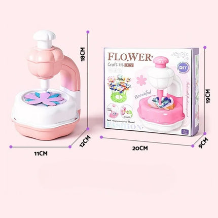 Fabric Flower Bouquets Toys DIY Craft Kits Toys for Kids Handmade Build Flower Bouquet Kids-Flowers Toy Christmas Birthday Gift