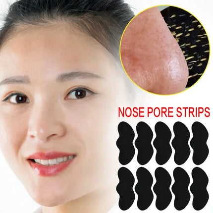 10-100pcs Charcoal Blackhead Remover Mask Blackhead Spots Acne Treatment Mask Nose Sticker Cleaner Nose Pore Deep Clean Strip