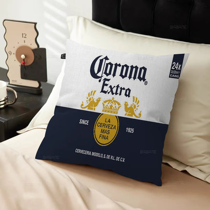 C-Corona E-Extra Beer Cushion Cover Inches Farmhouse Decor Home Throw Pillow Covers For Couch Decorations