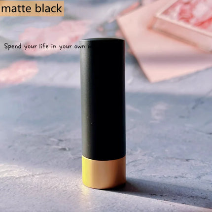 10-50pcs 12.1mm Matte Green/Black Lipstick Tube Empty Round Lipsticks Shell Aluminum Empty Lip Balm Tubes DIY  Makeup Tools