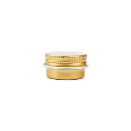 50Pcs 5g Empty Mini Pink Aluminum Jars Cosmetic Small Black Metal Tins Lip Balm Jar Refillable Make Up Sample Jar with Screw Lid