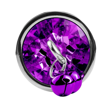 3 Size Metal Anal Plug Crystal and Bells Anus Dilator Sex Toys Bullet Stainless Steel Butt Plug Men Women Couples Adult Toys