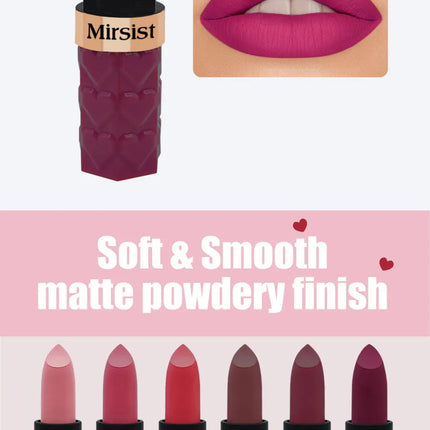 3PCS Matte Velvet Lipstick Set Waterproof Long Lasting Non Fade Moisturizing Lip Gloss Not Stick Cup