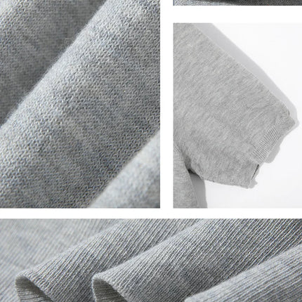 Men's short sleeved polo shirt, stylish top, knitted T-shirt, 2024 summer wool blend casual business pullover