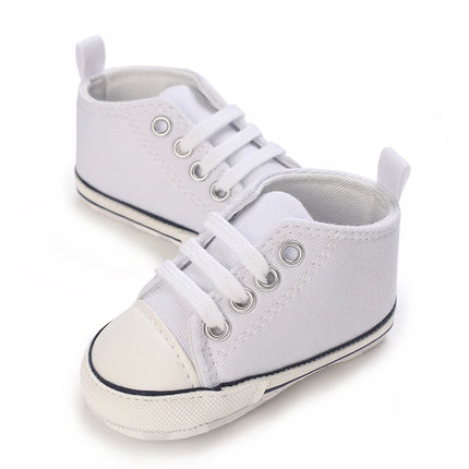 0-18 Months Newborn Baby Shoes Classic Fashion Casual Sports Shoes for Boys and Girls Non slip Soft Sole Walking Shoes