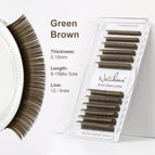 Green Brown / L / 0.15MM|Mix 8-15mm