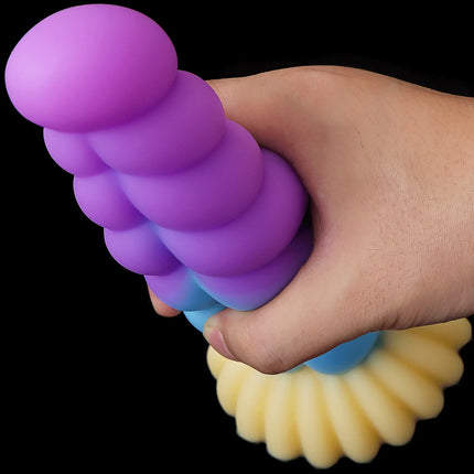 NEW Luminous Anal Plug Female Masturbator Expansion Anal Dildos for Women Soft Silicone Butt Plug Gay Sex Toys Prostate Massager