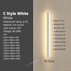 C style White / Dimmable with remote / L240cm