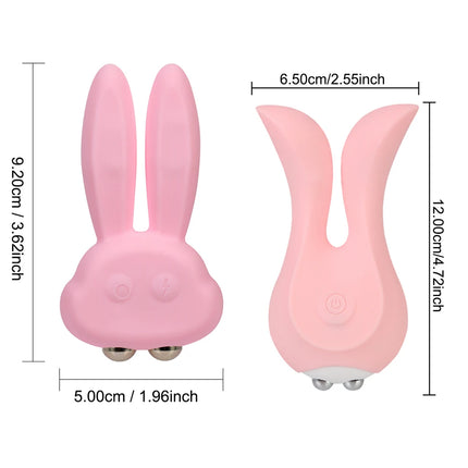 Normal/ Electric Shock Rabbit Vibrators For Women Nipple Clamps Clitoris Stimulator Anal Plug Female Masturbator Sex Toys Adults