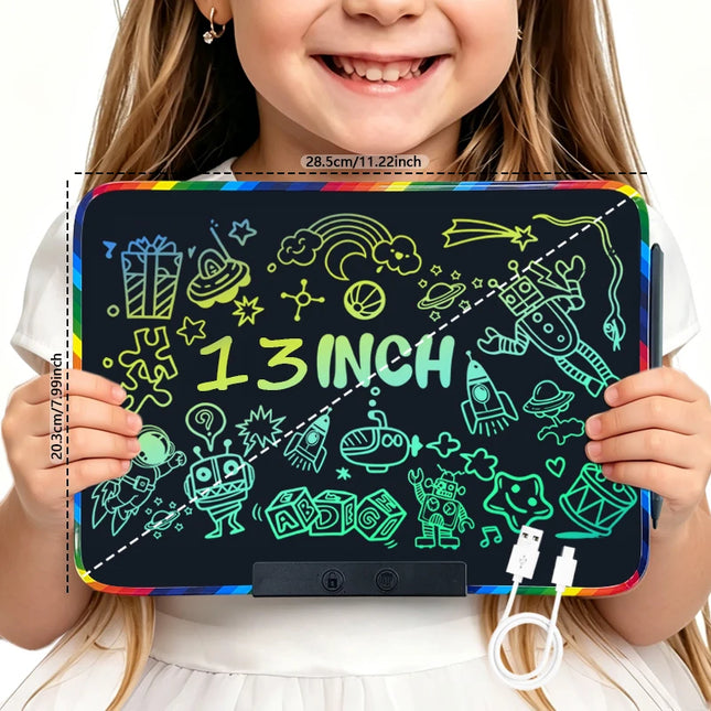 16/13/11 Inch Rechargeable Version LCD Drawing Tablet Doodle Writing Board Painting Handwriting Pads Electronic Magic Board Gift
