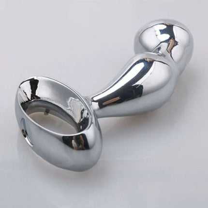 Stainless Steel Stick Pure Open Double Ended Plug G-spot Stimulator Massager Wand Sex Dildo Anal Butt Sex Toys For Women Men