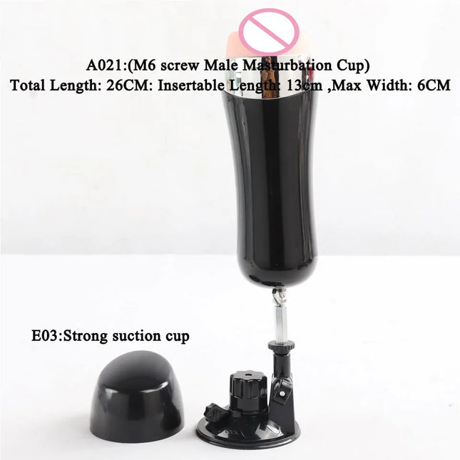 FREDORCH New Powerful Suction Cup For Sucking Smooth Ground Connector use for M6/3XLR/VAC-U-LOCK Telescopic Linear Device Attach