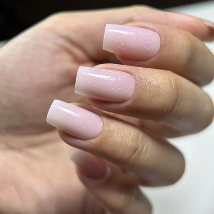 MSHARE 50g Shimmer Pink White Acrylic Gel TPO Free Glitter Shiny Extension Acryl Hard Gel Nails Sculpting Construction