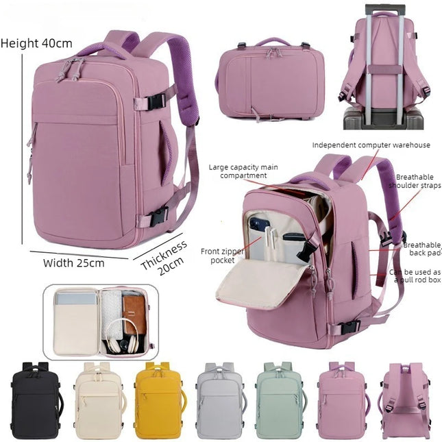 Travel Backpack Airline Approved Easyjet Wizz Air Large Capacity, Lightweight, Short-Haul Business Travel Laptop Backpack